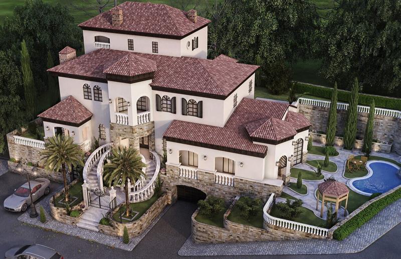 Công ty Tư vấn và Kiểm định xây dựng Tân Hưng. Mẫu biệt thự Địa Trung Hải đẹp tựa giấc mơ, đầy quyến rũ