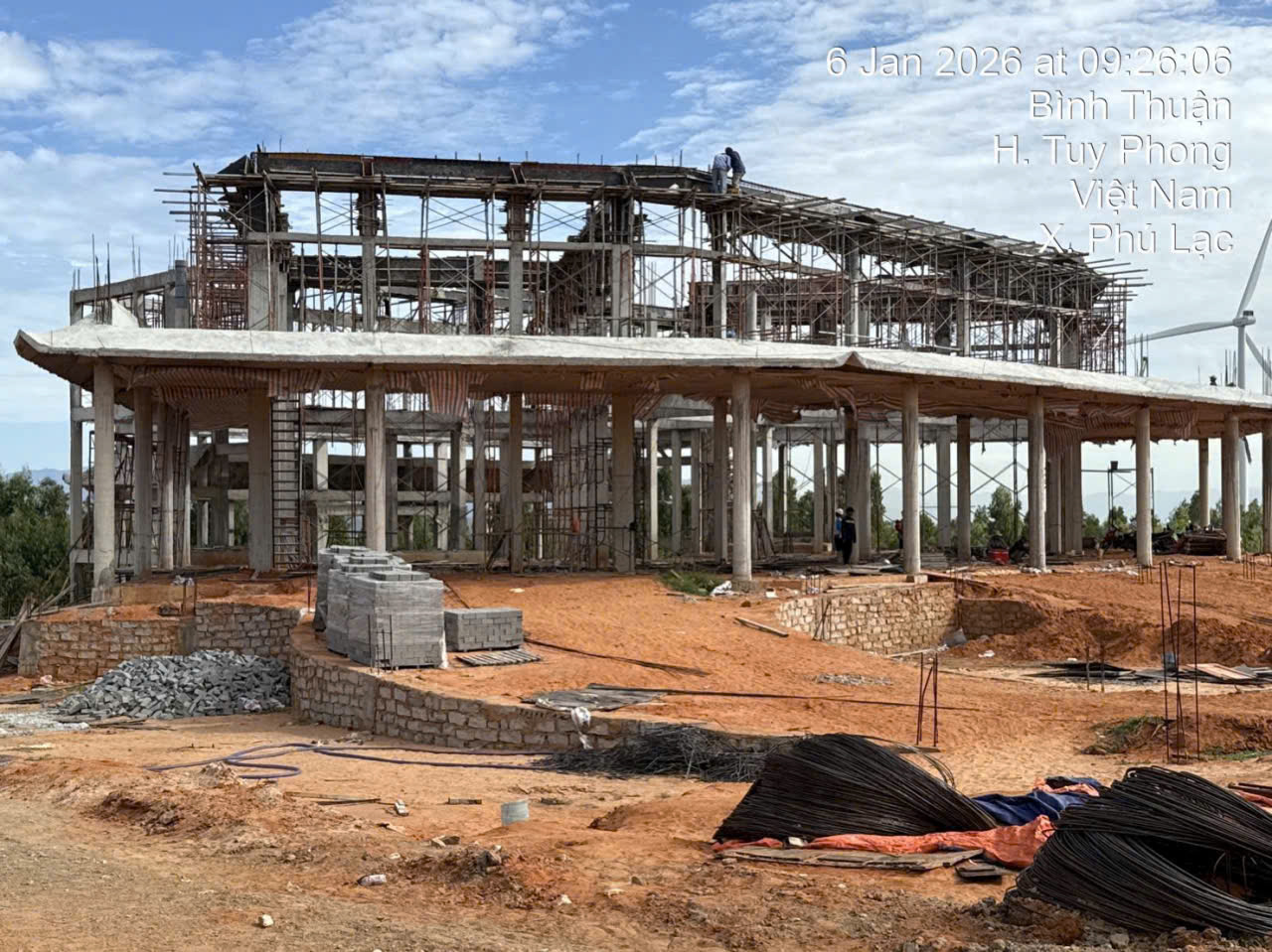 Thí nghiệm công trình: Nhà hỏa táng điện xã Phú Lạc huyện Tuy Phong